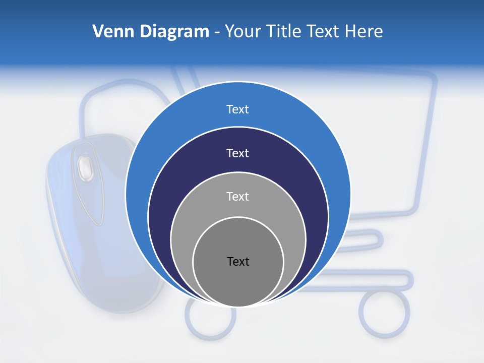 Sale Checkout Basket PowerPoint Template