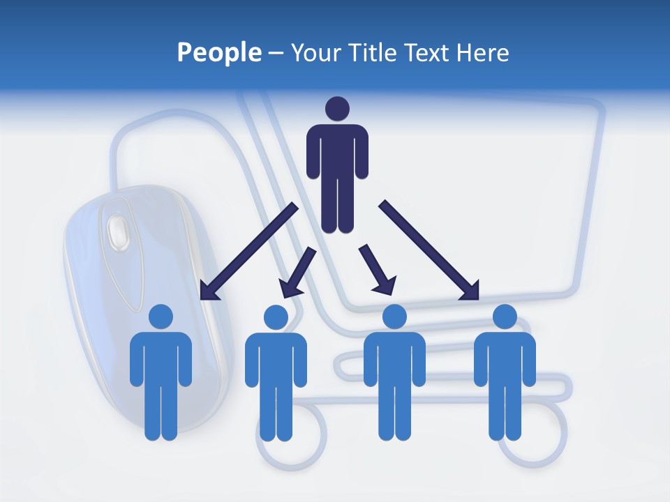 Sale Checkout Basket PowerPoint Template