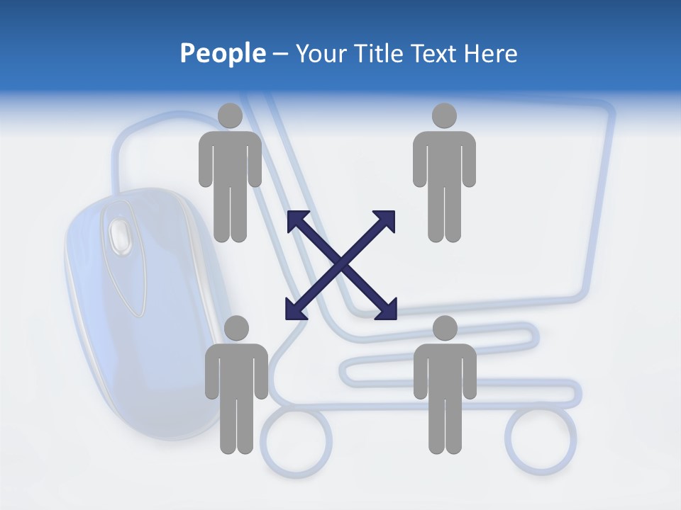 Sale Checkout Basket PowerPoint Template