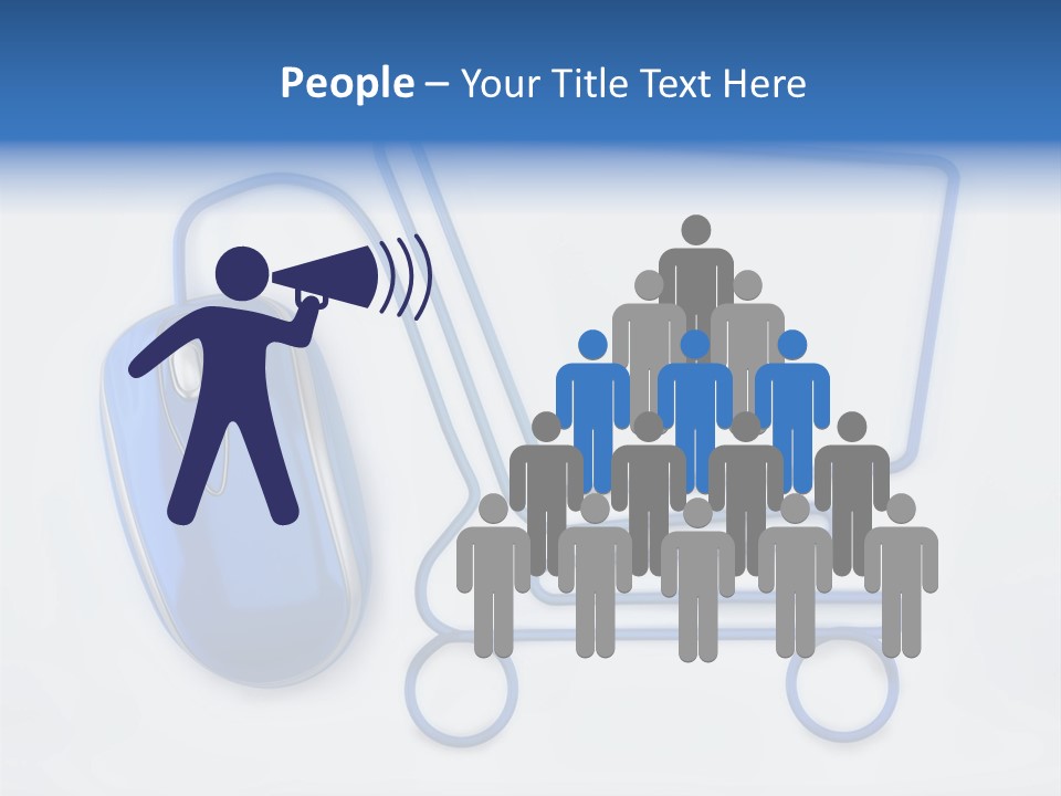 Sale Checkout Basket PowerPoint Template