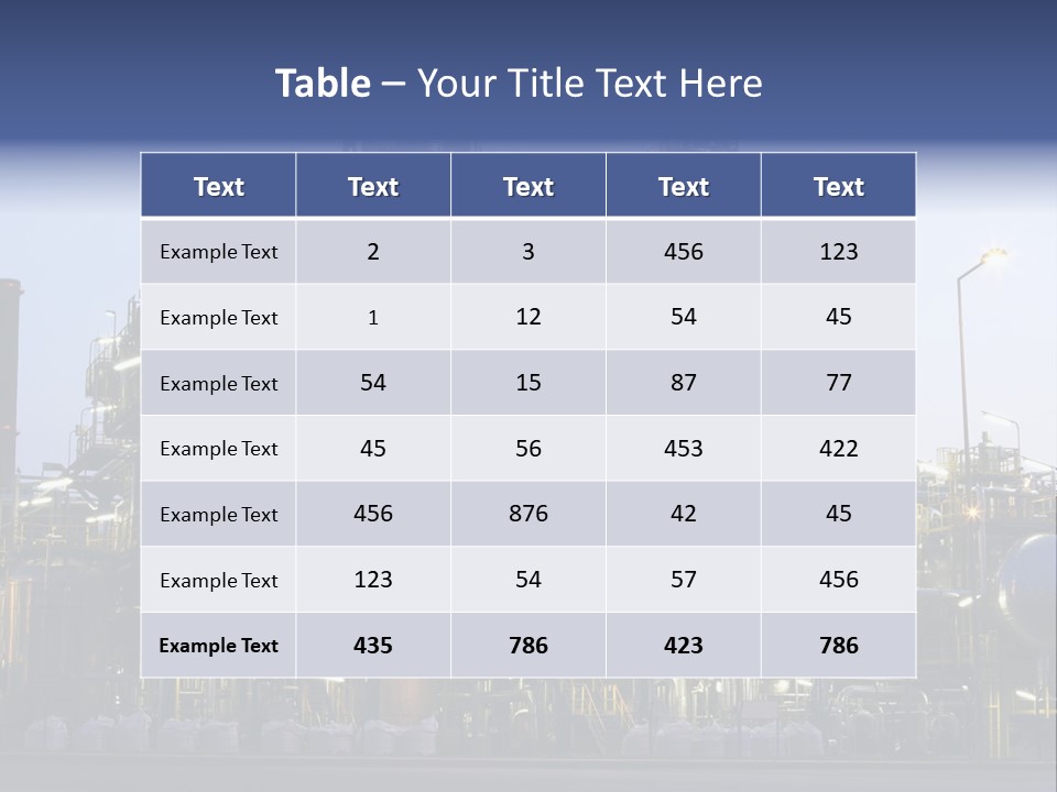 Installation Power Dioxide PowerPoint Template