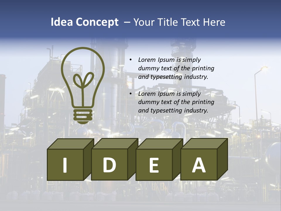 Installation Power Dioxide PowerPoint Template