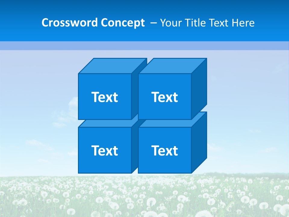 Dandelion Vibrant May PowerPoint Template