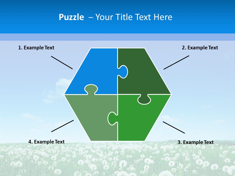 Dandelion Vibrant May PowerPoint Template