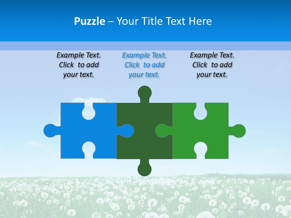 Dandelion Vibrant May PowerPoint Template