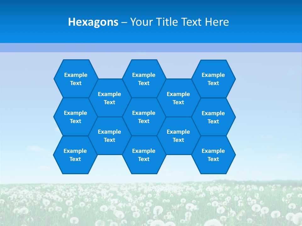 Dandelion Vibrant May PowerPoint Template