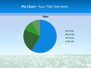 Dandelion Vibrant May PowerPoint Template