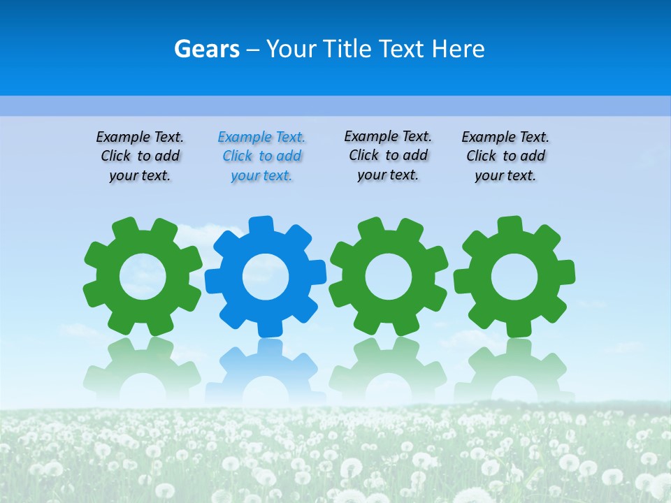 Dandelion Vibrant May PowerPoint Template