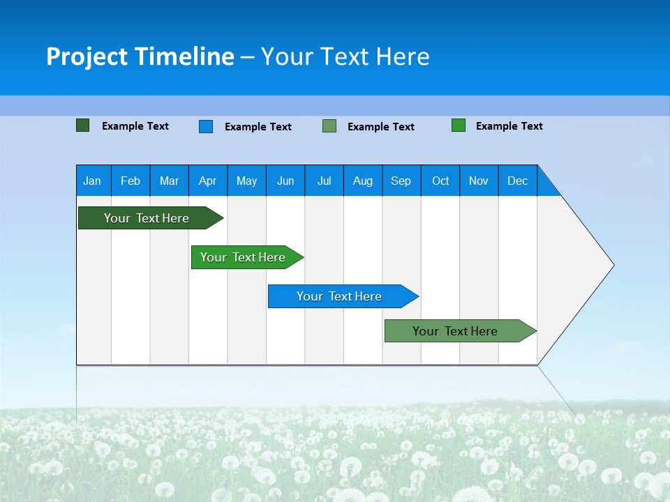 Dandelion Vibrant May PowerPoint Template
