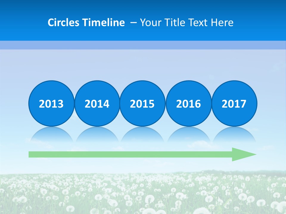 Dandelion Vibrant May PowerPoint Template