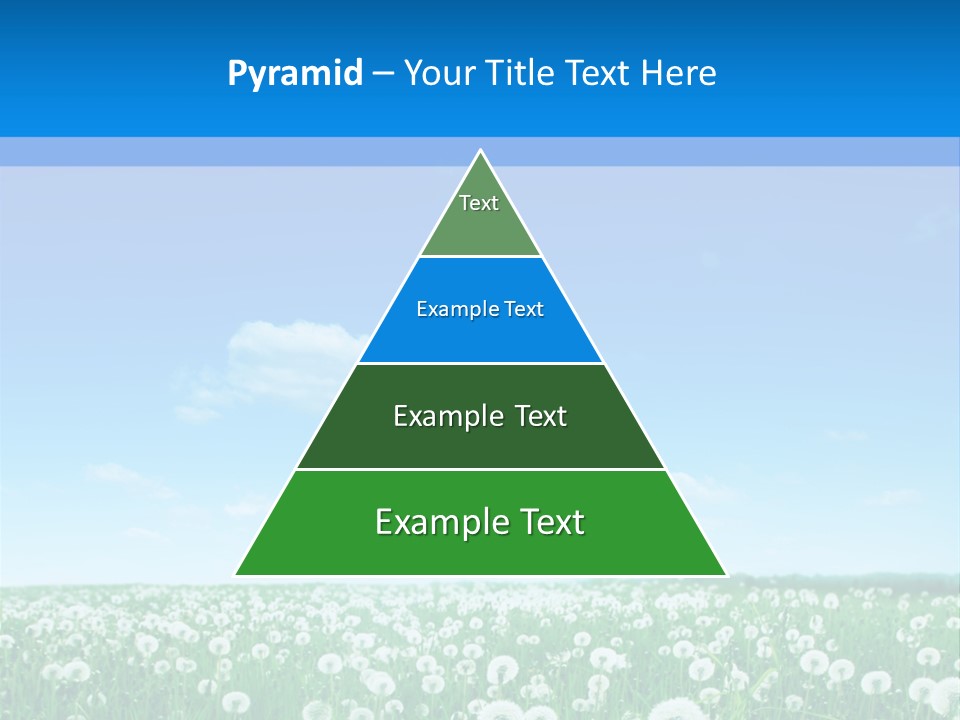 Dandelion Vibrant May PowerPoint Template