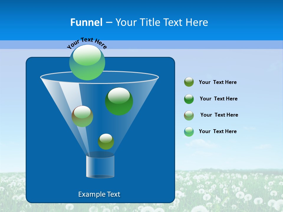 Dandelion Vibrant May PowerPoint Template