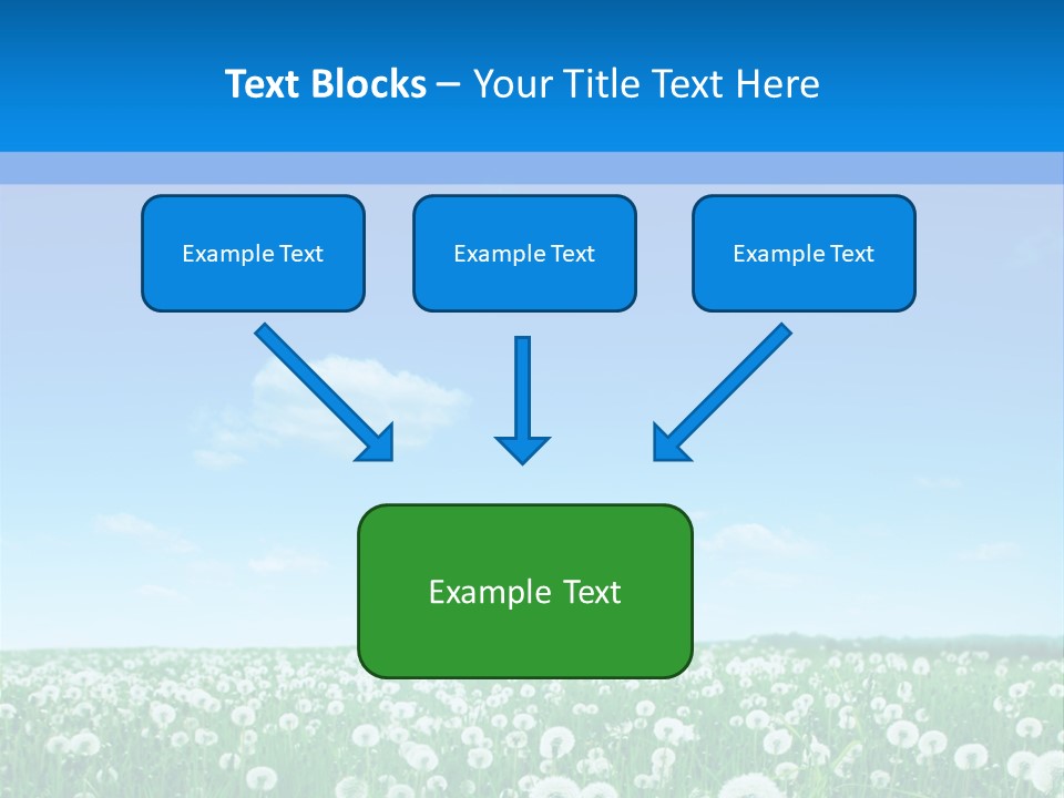 Dandelion Vibrant May PowerPoint Template