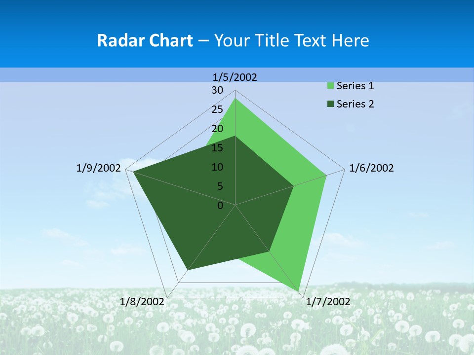 Dandelion Vibrant May PowerPoint Template