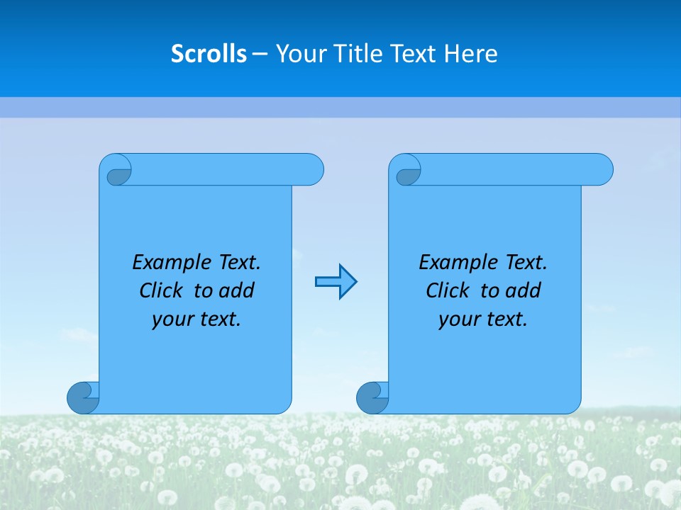 Dandelion Vibrant May PowerPoint Template