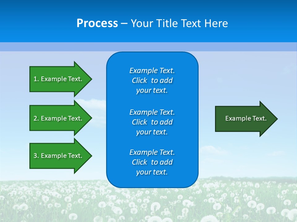 Dandelion Vibrant May PowerPoint Template
