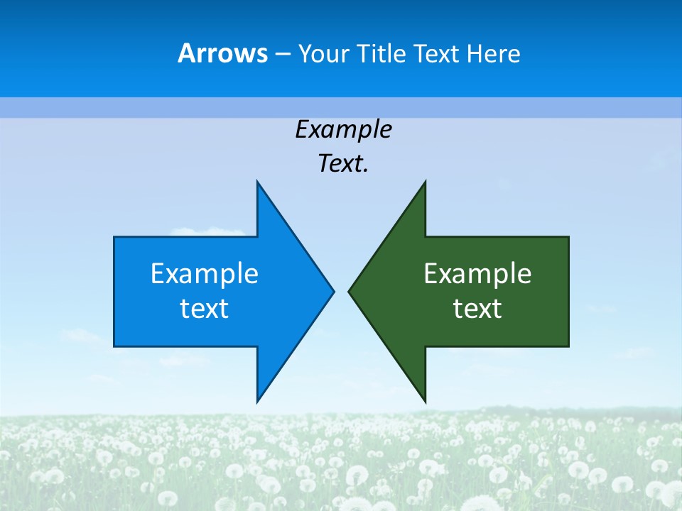 Dandelion Vibrant May PowerPoint Template