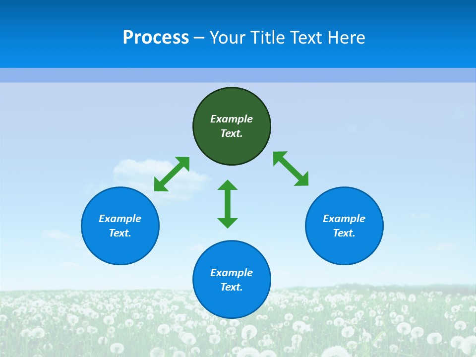 Dandelion Vibrant May PowerPoint Template