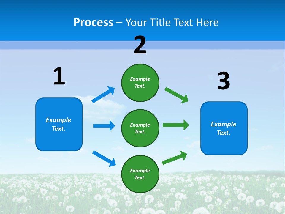 Dandelion Vibrant May PowerPoint Template