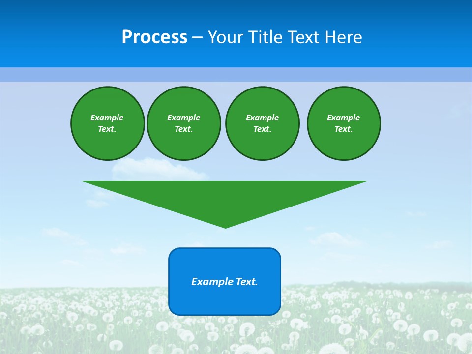 Dandelion Vibrant May PowerPoint Template