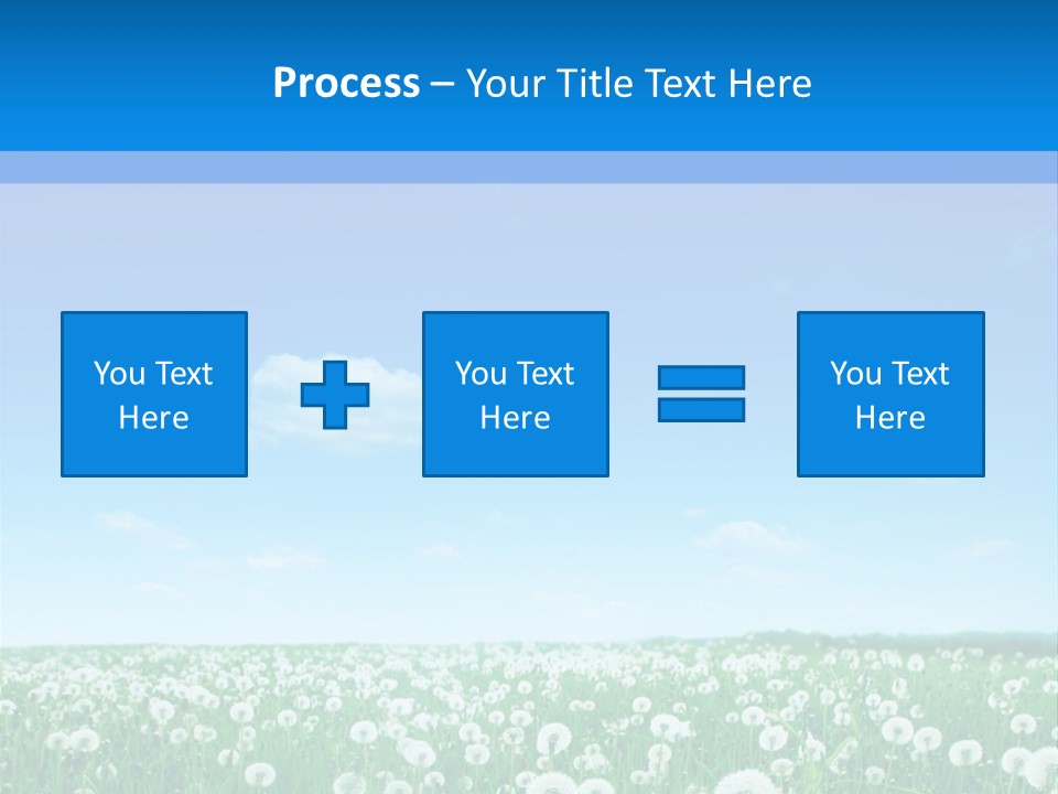 Dandelion Vibrant May PowerPoint Template