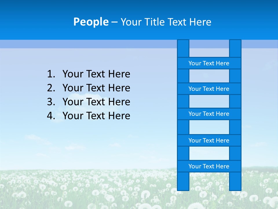 Dandelion Vibrant May PowerPoint Template
