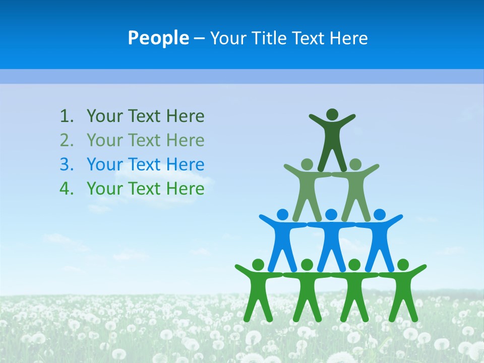 Dandelion Vibrant May PowerPoint Template