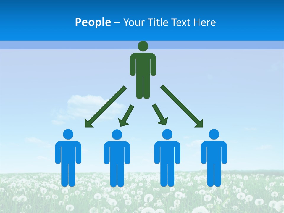 Dandelion Vibrant May PowerPoint Template