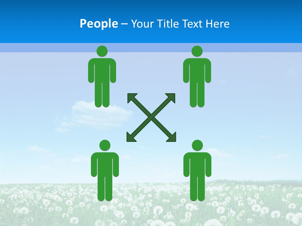 Dandelion Vibrant May PowerPoint Template