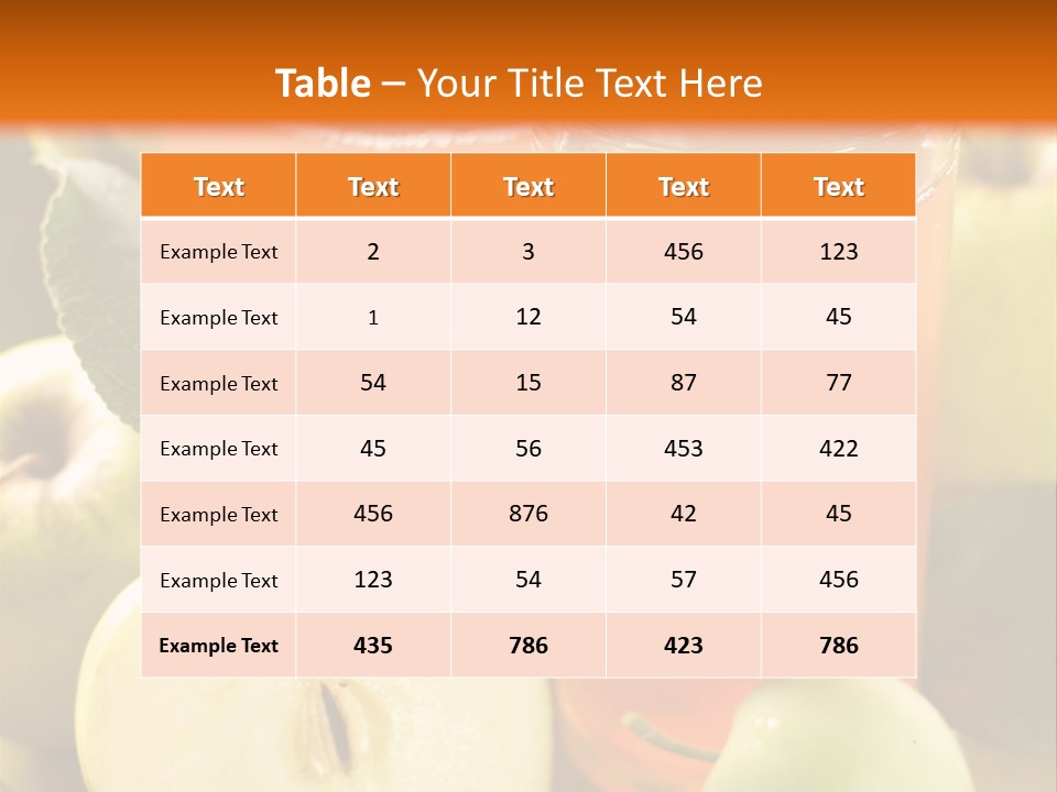 Sweet Ewer Fresh PowerPoint Template