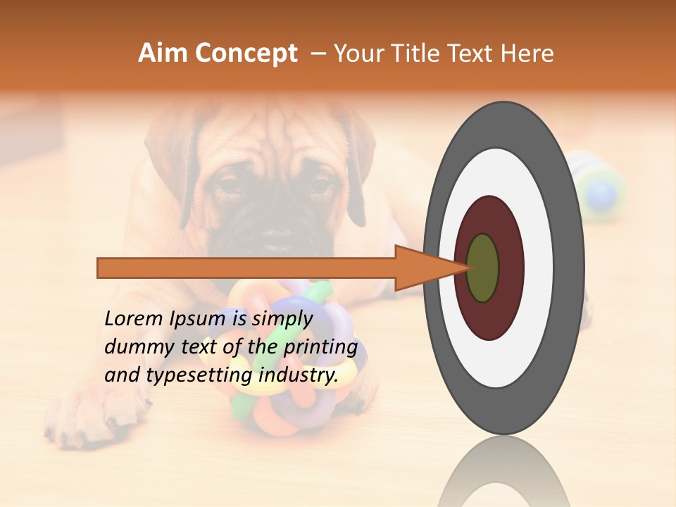 Young House Bullmastiff PowerPoint Template