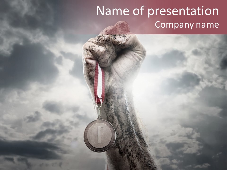 Olympic Championship Metal PowerPoint Template