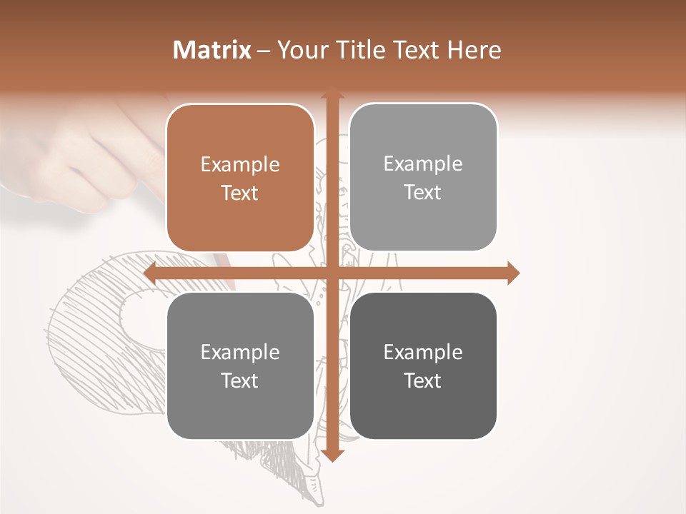 Graphic Male Drawing PowerPoint Template