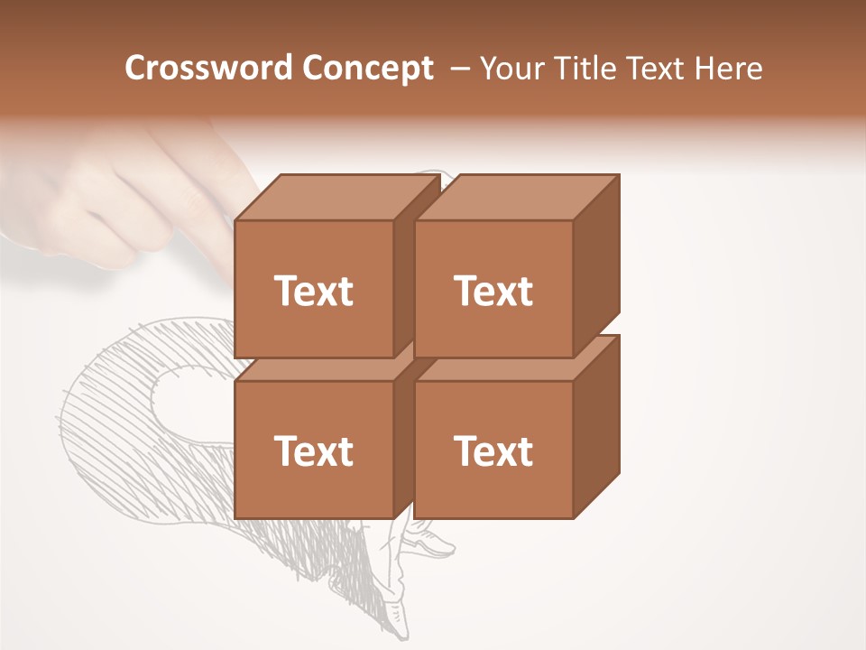 Graphic Male Drawing PowerPoint Template