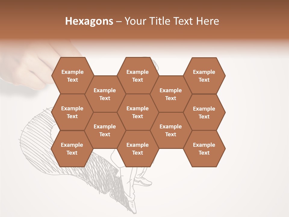 Graphic Male Drawing PowerPoint Template