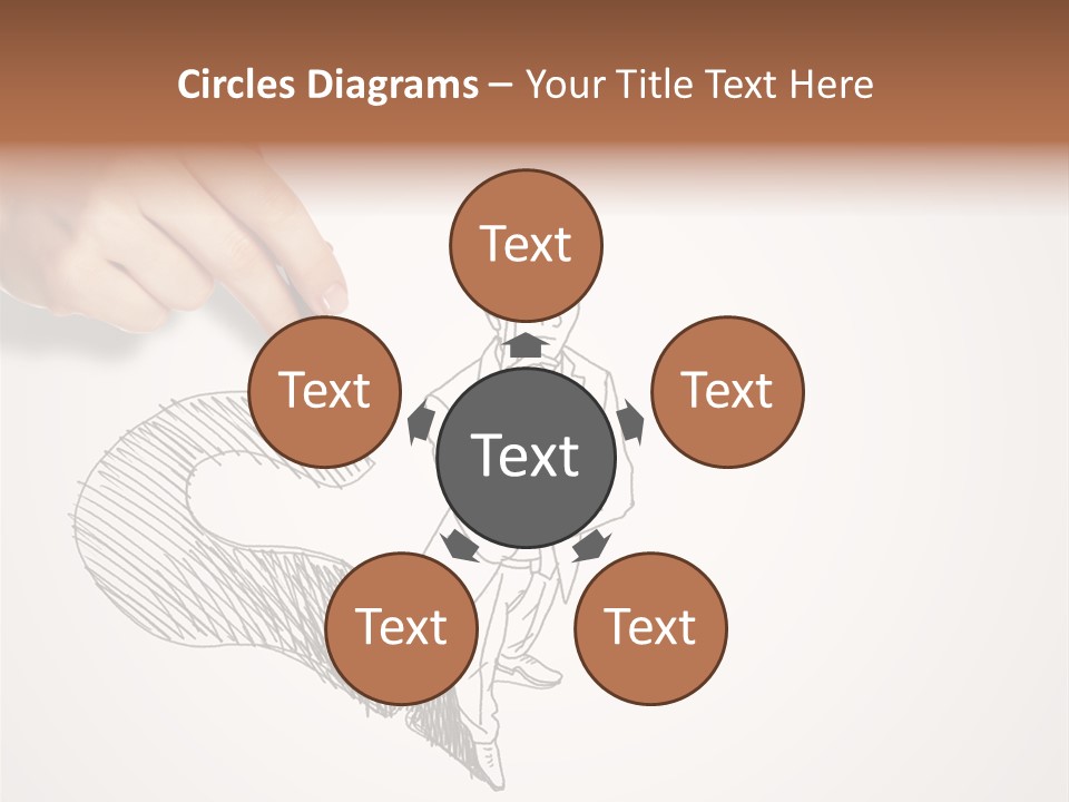 Graphic Male Drawing PowerPoint Template