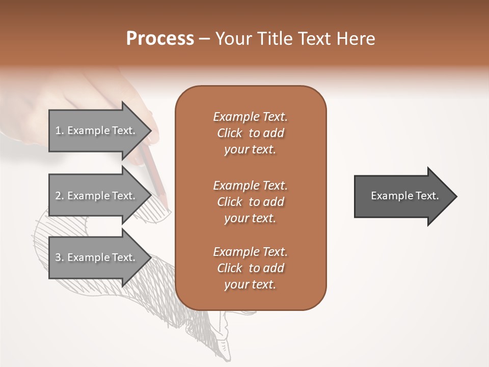 Graphic Male Drawing PowerPoint Template