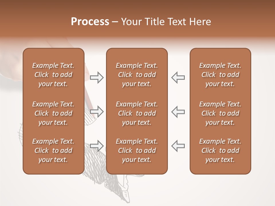 Graphic Male Drawing PowerPoint Template