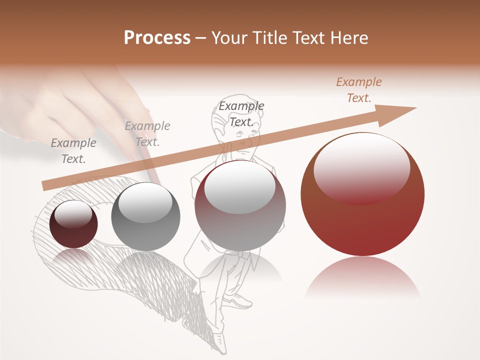 Graphic Male Drawing PowerPoint Template