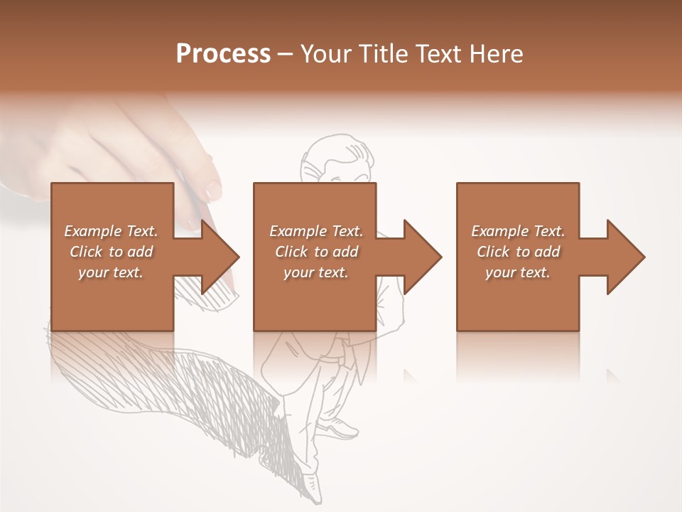 Graphic Male Drawing PowerPoint Template