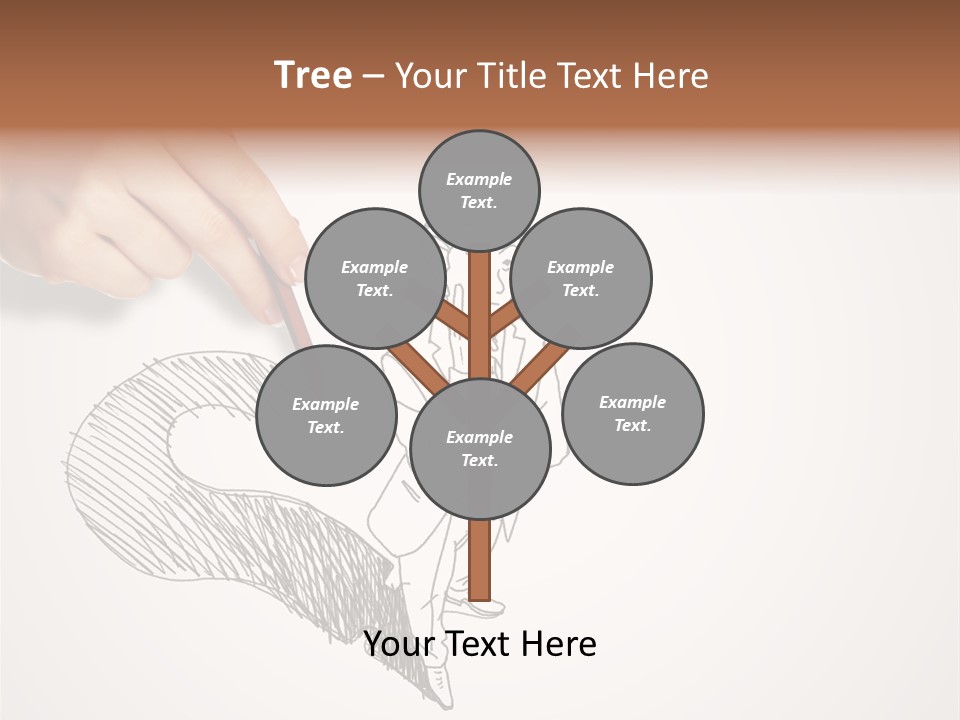 Graphic Male Drawing PowerPoint Template
