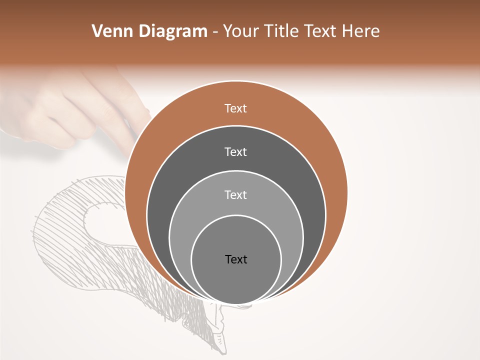 Graphic Male Drawing PowerPoint Template