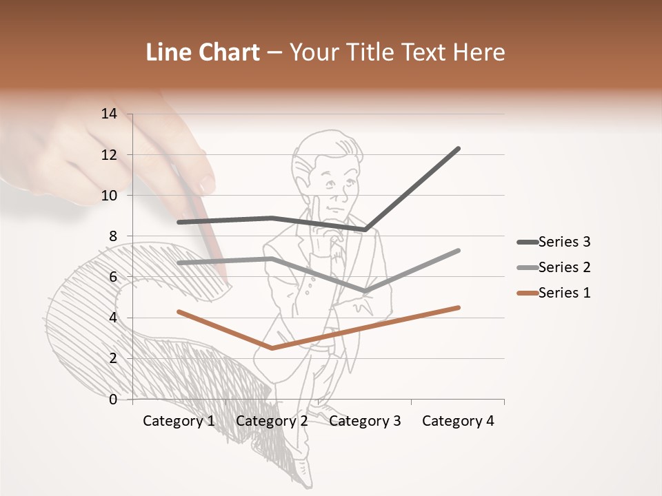 Graphic Male Drawing PowerPoint Template