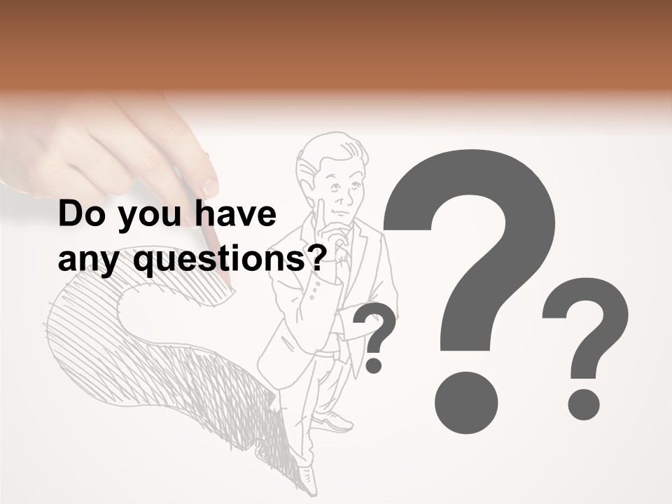 Graphic Male Drawing PowerPoint Template