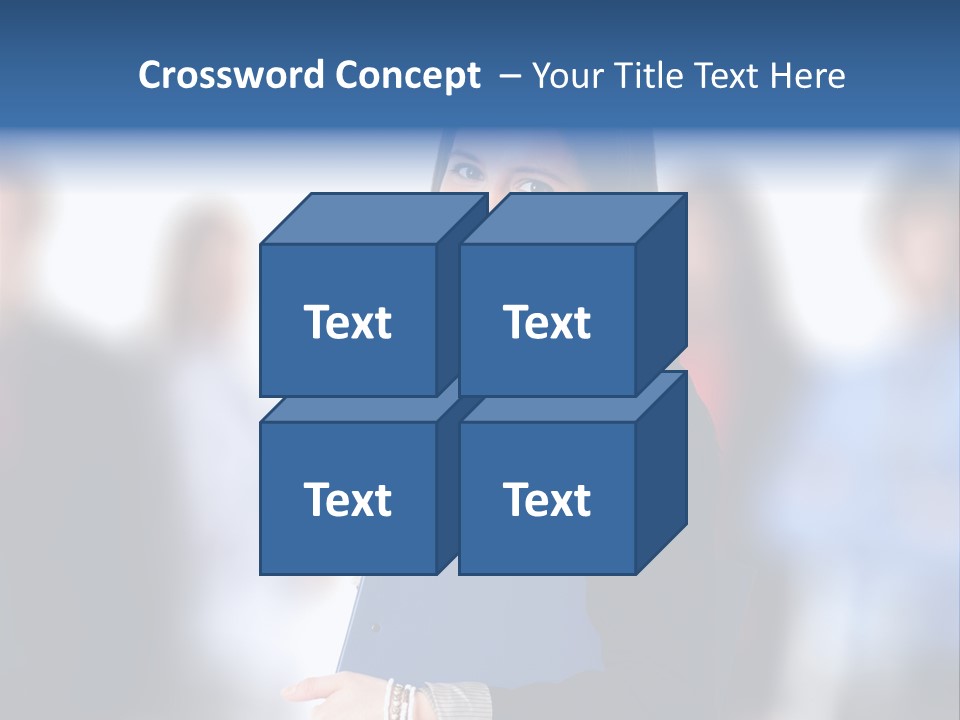 Businessman Worker Courage PowerPoint Template