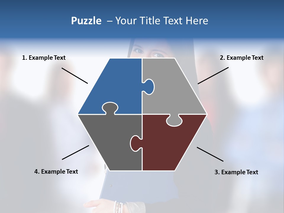 Businessman Worker Courage PowerPoint Template