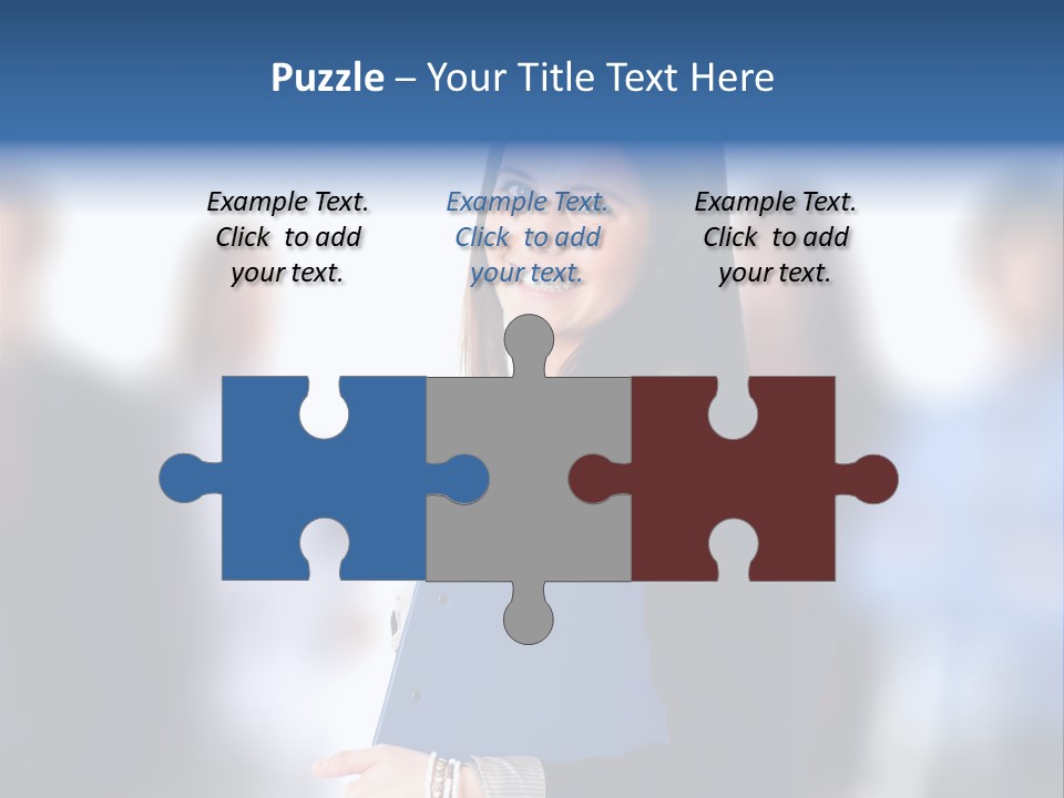 Businessman Worker Courage PowerPoint Template