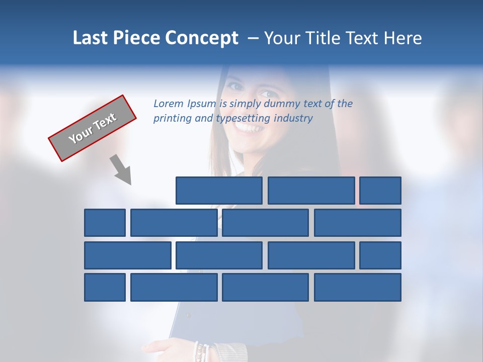 Businessman Worker Courage PowerPoint Template