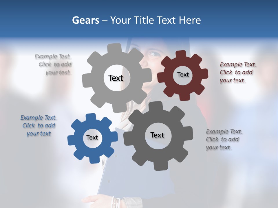 Businessman Worker Courage PowerPoint Template