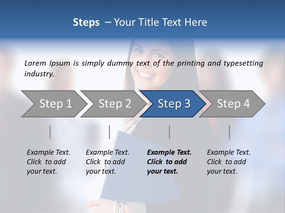 Businessman Worker Courage PowerPoint Template
